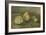 Nature morte, poire et pommes vertes-Paul Cézanne-Framed Giclee Print