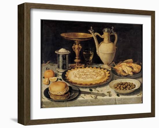 Nature Morte - Still Life - Peinture De Clara Peeters (1594-1658), 1610-1615 - Oil on Canvas, 55X73-Clara Peeters-Framed Giclee Print