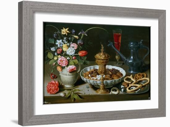 Nature Morte - Still Life - Peinture De Clara Peeters (1594-1658), 1611 - Oil on Canvas, 52X73 - Mu-Clara Peeters-Framed Giclee Print