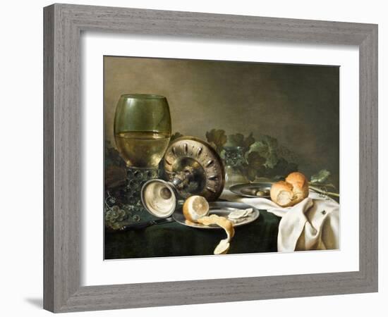 Nature Morte - Still-Life - Peinture De Willem Claesz (Claeszoon) Heda (1594-1680) - Hallwylska Mus-Willem Claesz Heda-Framed Giclee Print