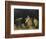 Nature morte : sucrier, poires et tasse bleue-Paul Cézanne-Framed Giclee Print