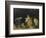 Nature morte : sucrier, poires et tasse bleue-Paul Cézanne-Framed Giclee Print