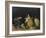 Nature morte : sucrier, poires et tasse bleue-Paul Cézanne-Framed Giclee Print