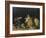 Nature morte : sucrier, poires et tasse bleue-Paul Cézanne-Framed Giclee Print