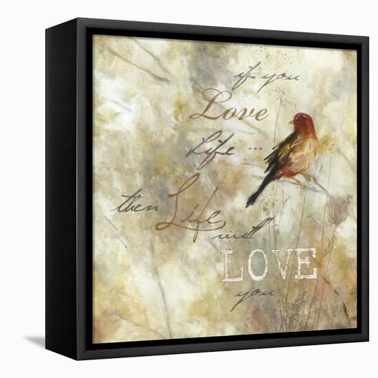 Nature Notation II-Carol Robinson-Framed Stretched Canvas