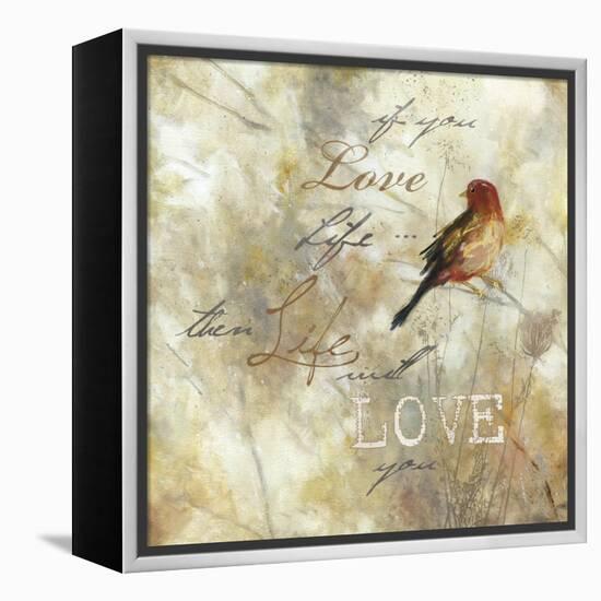 Nature Notation II-Carol Robinson-Framed Stretched Canvas