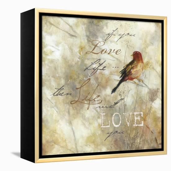 Nature Notation II-Carol Robinson-Framed Stretched Canvas