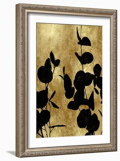 Nature Panel Black on Gold I-Danielle Carson-Framed Art Print