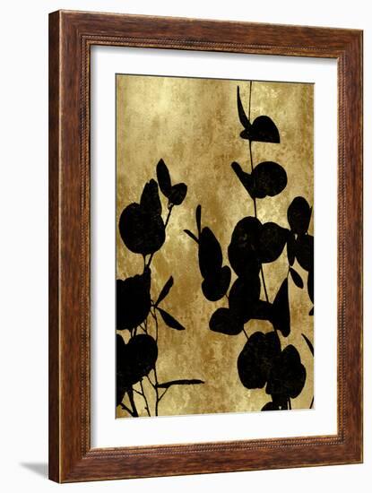 Nature Panel Black on Gold I-Danielle Carson-Framed Art Print