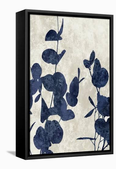 Nature Panel Blue I-Danielle Carson-Framed Stretched Canvas