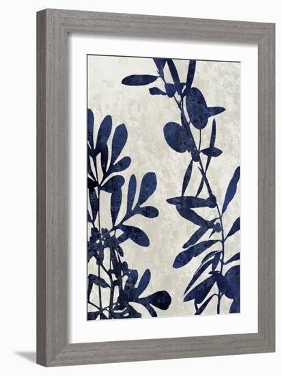 Nature Panel Blue III-Danielle Carson-Framed Art Print