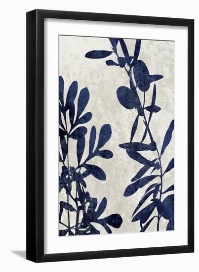 Nature Panel Blue III-Danielle Carson-Framed Art Print