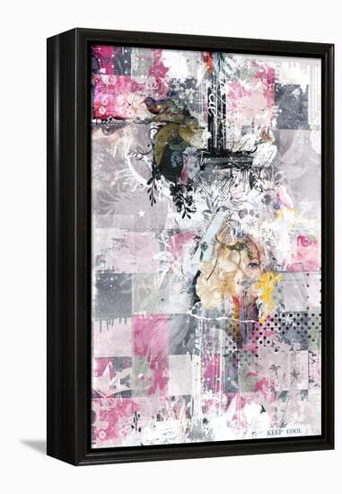 Nature Patchwork, 2016 (Collage on Canvas)-Teis Albers-Framed Premier Image Canvas