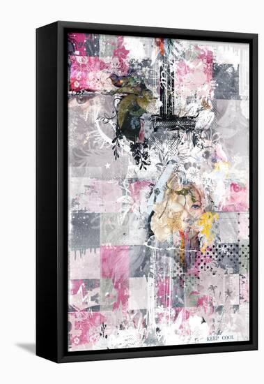 Nature Patchwork, 2016 (Collage on Canvas)-Teis Albers-Framed Premier Image Canvas