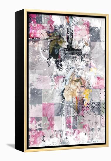 Nature Patchwork, 2016 (Collage on Canvas)-Teis Albers-Framed Premier Image Canvas