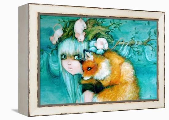 Nature's Tree Princess-Camilla D'Errico-Framed Stretched Canvas