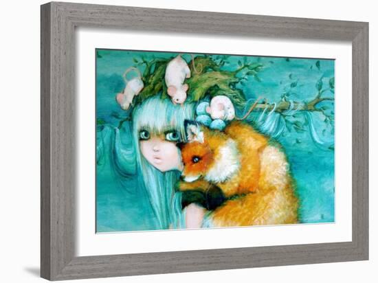 Nature's Tree Princess-Camilla D'Errico-Framed Art Print