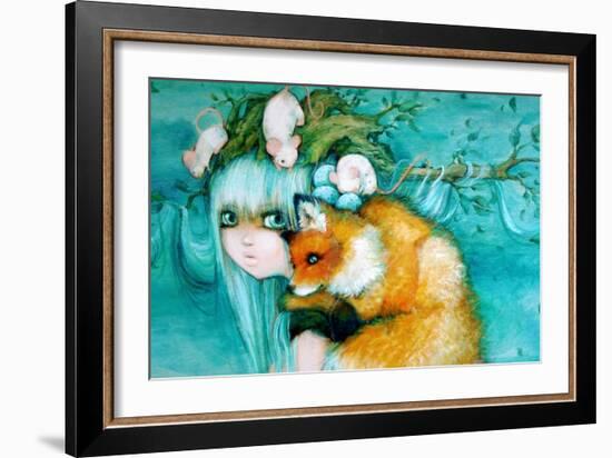 Nature's Tree Princess-Camilla D'Errico-Framed Art Print