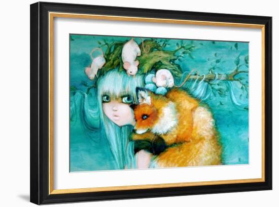 Nature's Tree Princess-Camilla D'Errico-Framed Art Print