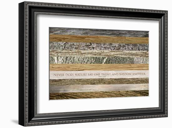 Nature's Wisdom (after Juvenal)-null-Framed Art Print