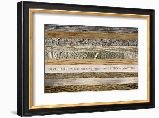 Nature's Wisdom (after Juvenal)-null-Framed Art Print