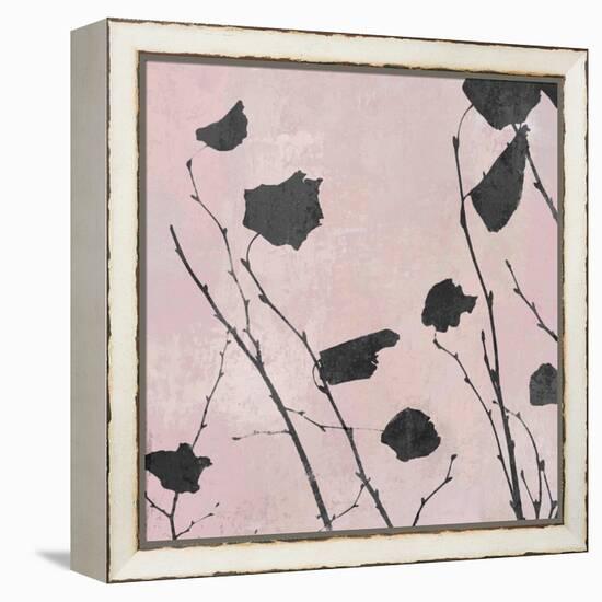 Nature Silhouette on Blush I-Danielle Carson-Framed Stretched Canvas