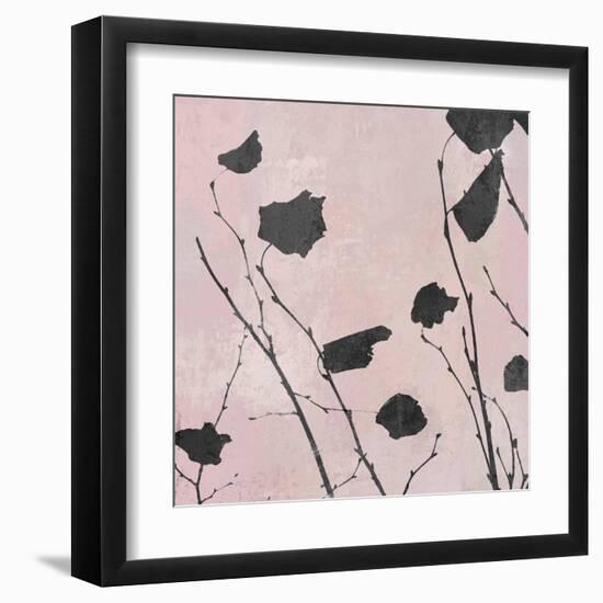Nature Silhouette on Blush I-Danielle Carson-Framed Art Print
