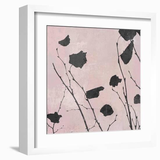 Nature Silhouette on Blush I-Danielle Carson-Framed Art Print