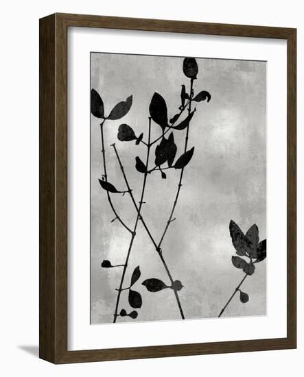 Nature Silhouette Silver I-Danielle Carson-Framed Art Print