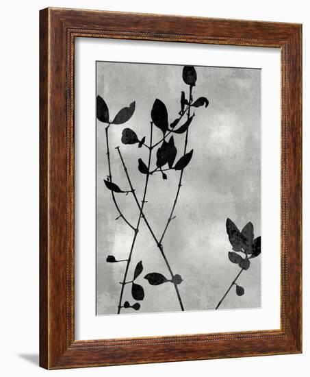 Nature Silhouette Silver I-Danielle Carson-Framed Art Print
