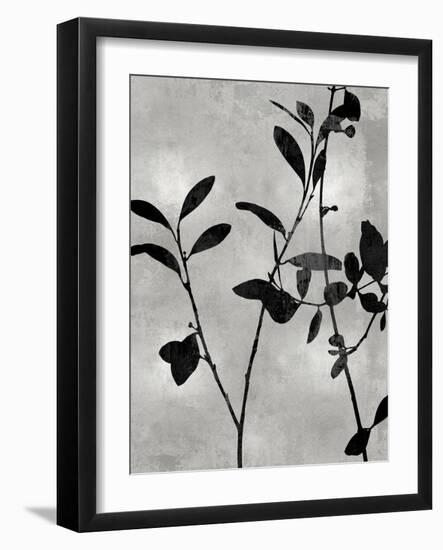 Nature Silhouette Silver III-Danielle Carson-Framed Art Print