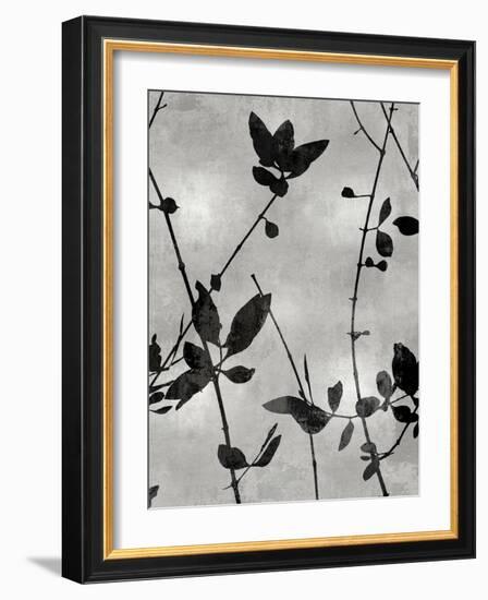 Nature Silhouette Silver IV-Danielle Carson-Framed Art Print