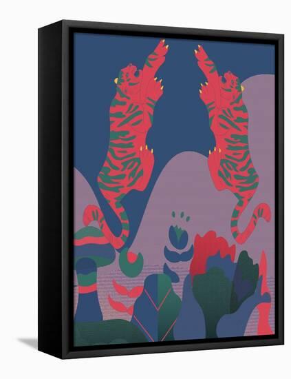 Nature Untouched, 2019 (Digital Illustration)-Nancy Kouta-Framed Premier Image Canvas