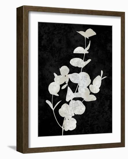 Nature White on Black I-Danielle Carson-Framed Art Print