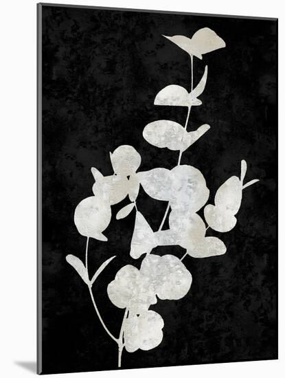 Nature White on Black I-Danielle Carson-Mounted Art Print