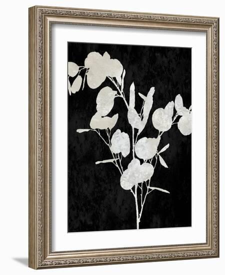 Nature White on Black III-Danielle Carson-Framed Art Print