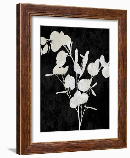 Nature White on Black III-Danielle Carson-Framed Art Print