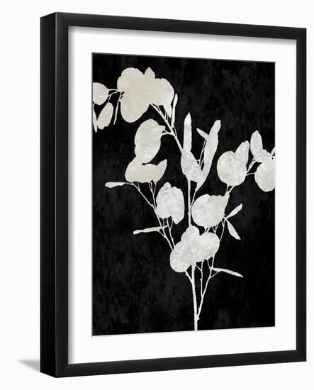 Nature White on Black III-Danielle Carson-Framed Art Print