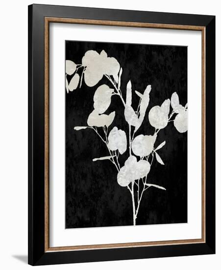 Nature White on Black III-Danielle Carson-Framed Art Print