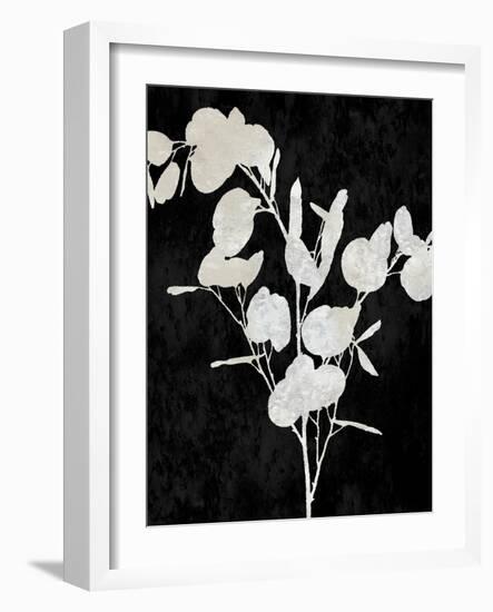 Nature White on Black III-Danielle Carson-Framed Art Print