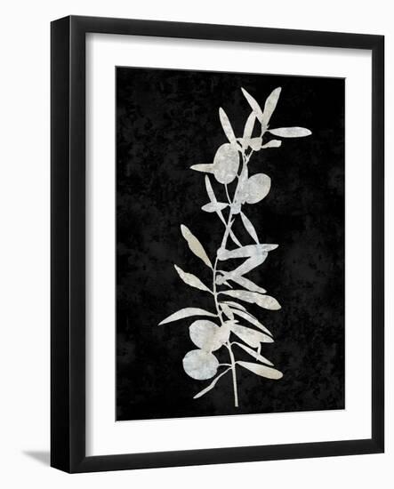 Nature White on Black IV-Danielle Carson-Framed Art Print