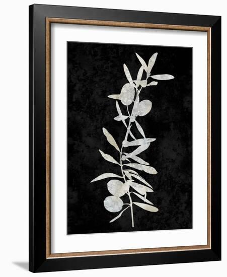 Nature White on Black IV-Danielle Carson-Framed Art Print