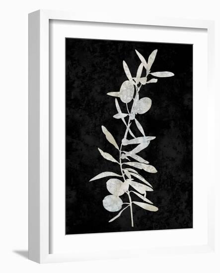 Nature White on Black IV-Danielle Carson-Framed Art Print