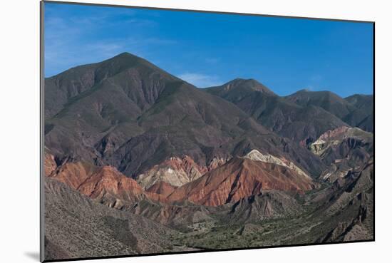 Nature works its magic with stone, famous for its palette of colors, Jujuy province, Argentina-Alex Treadway-Mounted Photographic Print