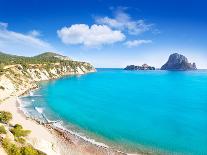 Balearic Formentera Island in Escalo Rocky Beach and Turquoise Sea-Natureworld-Photographic Print