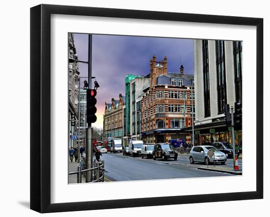 Natwest Bank on Kensington, London-Anna Siena-Framed Photographic Print