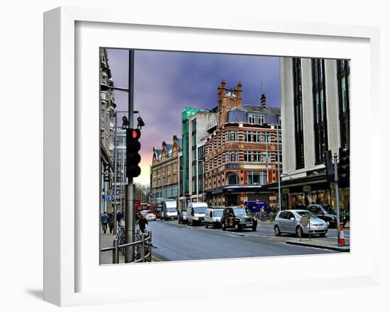 Natwest Bank on Kensington, London-Anna Siena-Framed Photographic Print