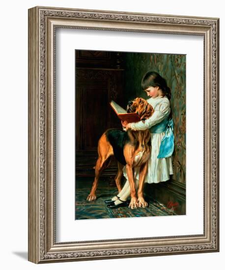 Naughty Boy or Compulsory Education-Briton Rivi?re-Framed Premium Giclee Print