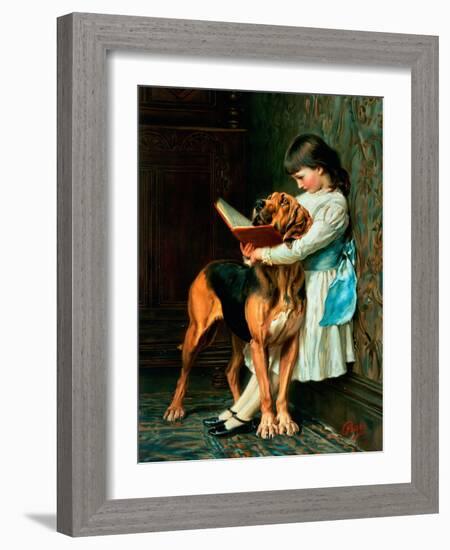 Naughty Boy or Compulsory Education-Briton Rivi?re-Framed Giclee Print