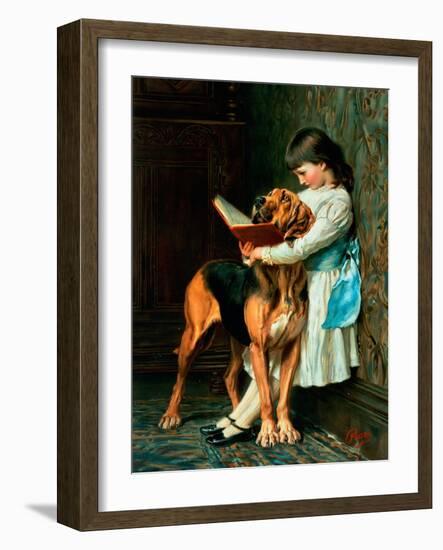 Naughty Boy or Compulsory Education-Briton Rivi?re-Framed Giclee Print